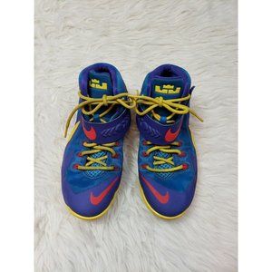 Nike Boy's Youth 7 Lebron Soldier VIII 653645-400 Multicolor Basketball Shoes